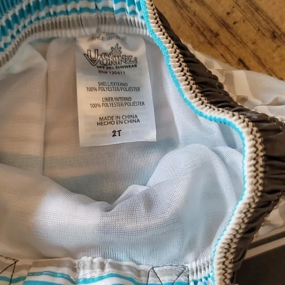 2T boys USkinz swimming shorts NWOT